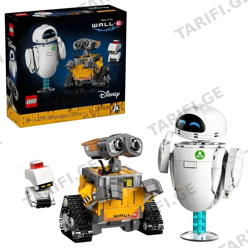 კონსტრუქტორი LEGO DISNEY 43279 WALL-E AND EVE (811 ნაწილი)