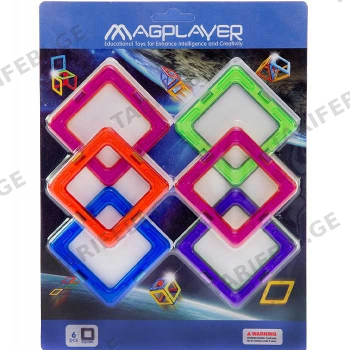 მაგნიტური კონსტრუქტორი MAGPLAYER MPC-6