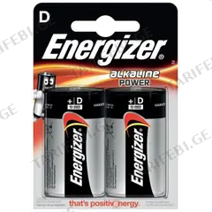 ელემენტი Energizer D Alkaline Power 2 ც