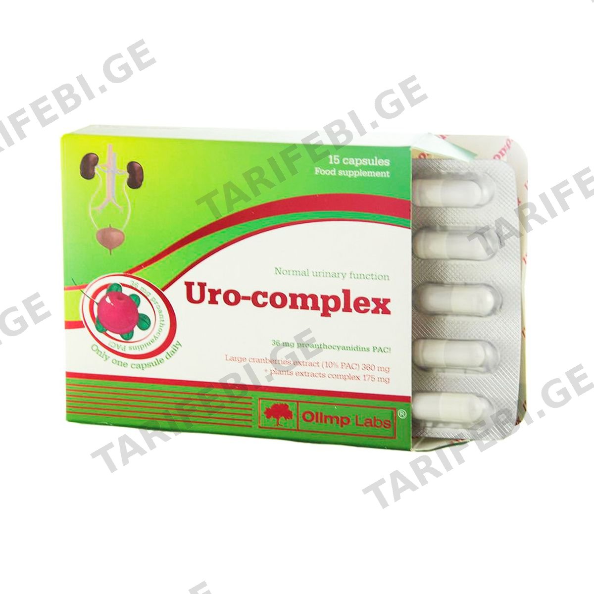 Uro-Complex - ურო-კომპლექსი 15 კაფსულა