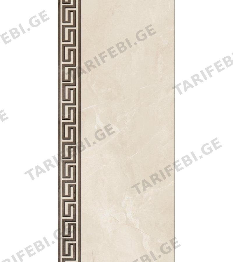 კერამიკ. ფილა ZEUS BORDUR CREAM MOTIF SERAMIKSAN 30*60