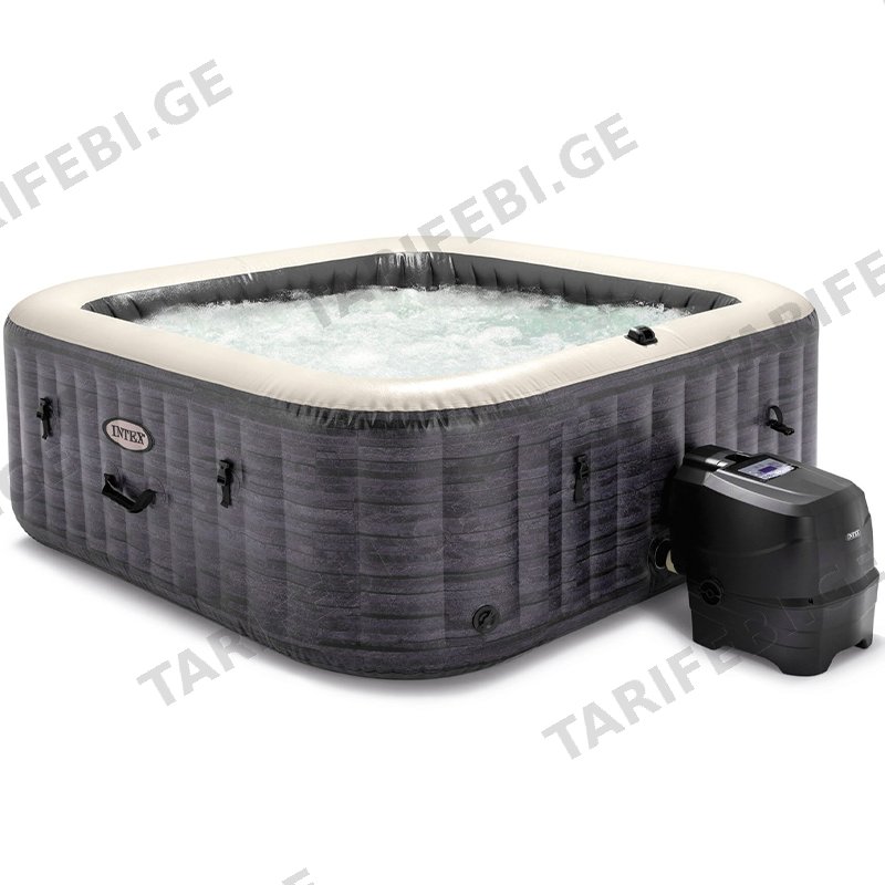 გასაბერი ჯაკუზი INTEX 28452 GREYWOOD DELUXE (1098 L, 195 X 195 X 71 CM)