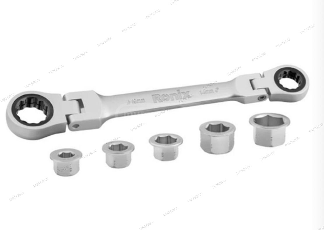 ქანჩის გასაღებების ნაკრები RONIX RH-2172 (7 PCS, 14 - 19 MM)
