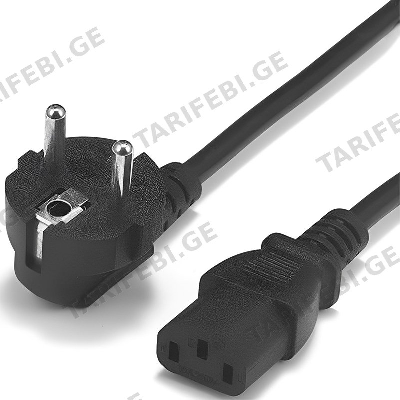დენის კაბელი GEMBIRD POWER CABLE 92599 FOR PC 1.5M
