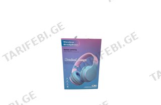 Bluetooth ყურსასმენი ვარდისფერი