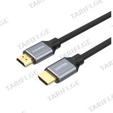 UNITEK C137W HDMI2.1 Male to Male Space Grey + Black HDMI კაბელი