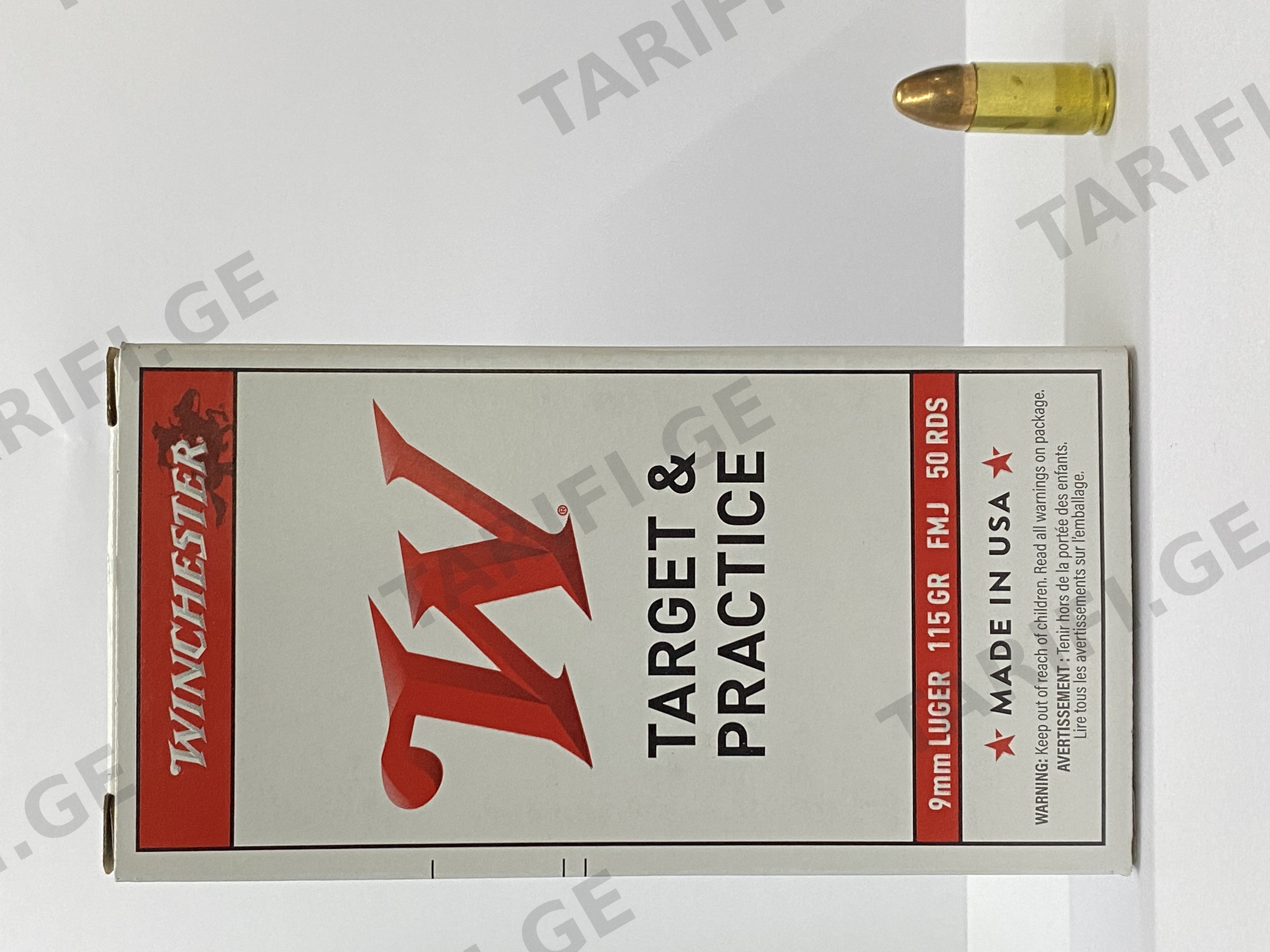 ვაზნა 9x19 155GR