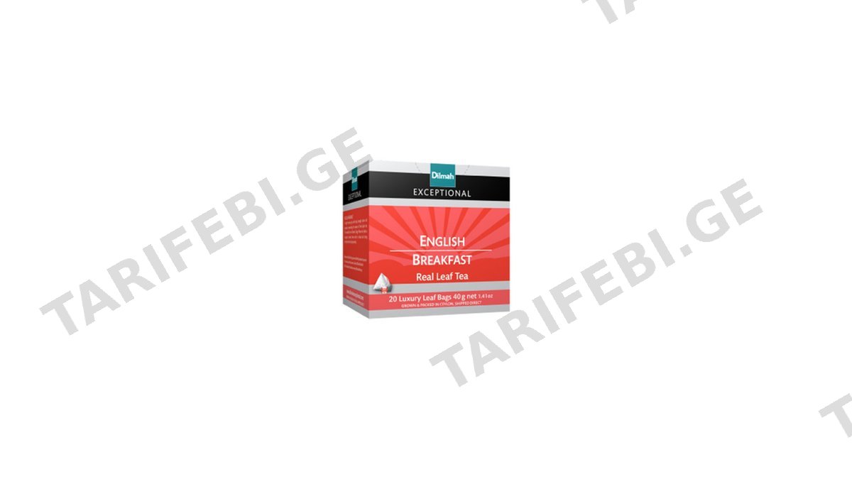 DILMAH ინგლისური რჩეული შავი ჩაი 40გრ