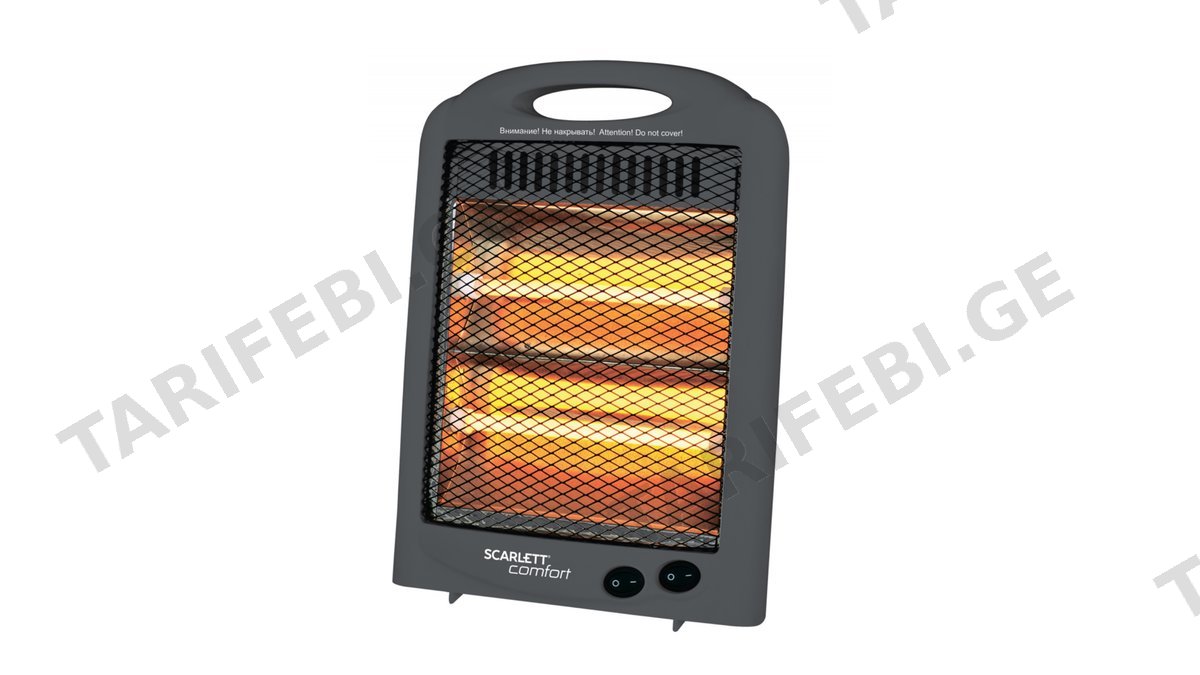ინფრაწითელი გამათბობელი Scarlett SC-IR250D04, 600W, 10m², Infrared Heater, Gray