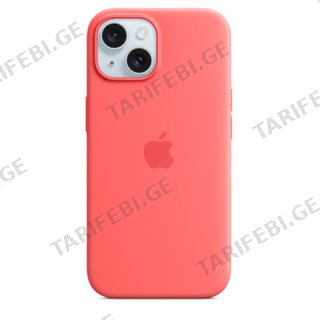 Apple Iphone 15 Silicone Case With Magsafe - Guava (mt0v3zm/a) (145658)