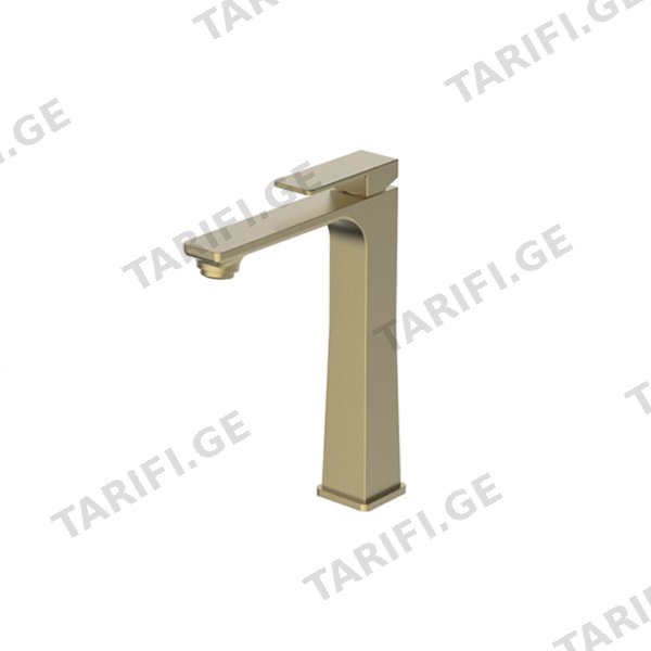 შემრევი ონკანი ხელსაბანისთვის Bien Dante Tall Basin Mixer Matt Brushed Gold (BL21070320)