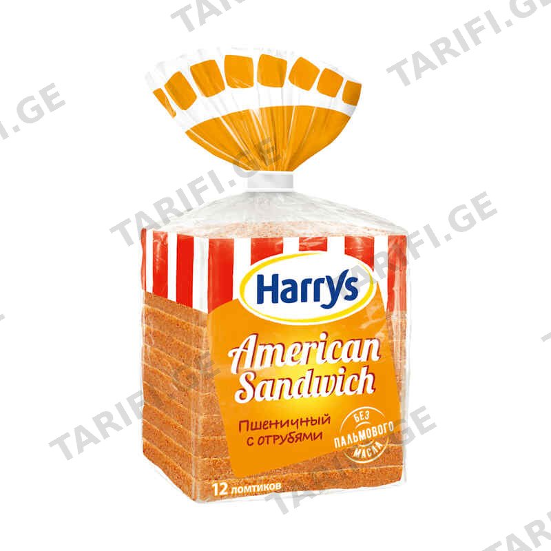 პური ხორბლის და ქატოს /Harry s/ 470გრ
