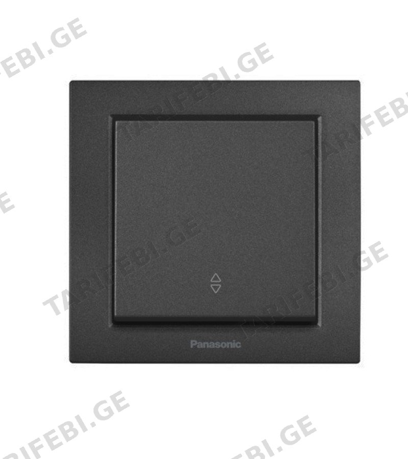 გადამრთველის მექანიზმი რევერსი 1-ნი KARRE PLUS BLACK WKTT00032BL-EU1 Panasonic