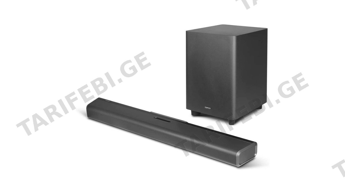 სახლის კინოთეატრი Edifier B700, Dolby Atmos Speaker System 175W, Bluetooth, AUX, Optical, Coaxial, Soundbar, Black