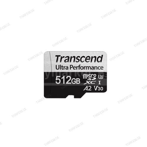 მეხსიერება - Micro SD Card Transcend 512 GB Ultra Performanc