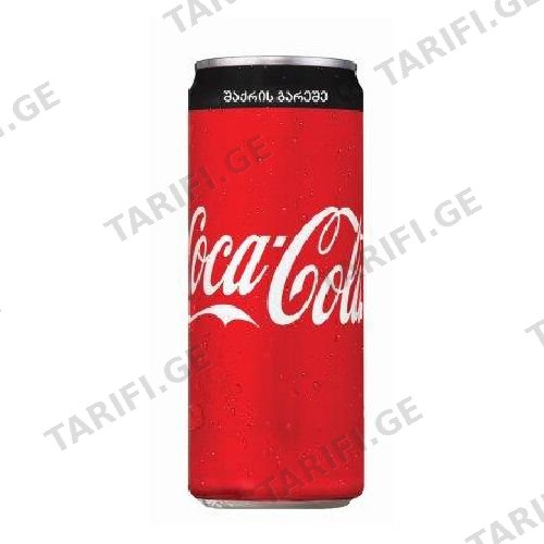 კოკა კოლა უშაქრო 330 მლ/90375408
