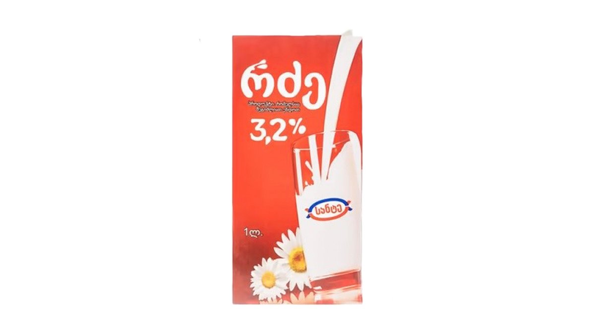 რძე /სანტე/ (3.2%) 1ლ