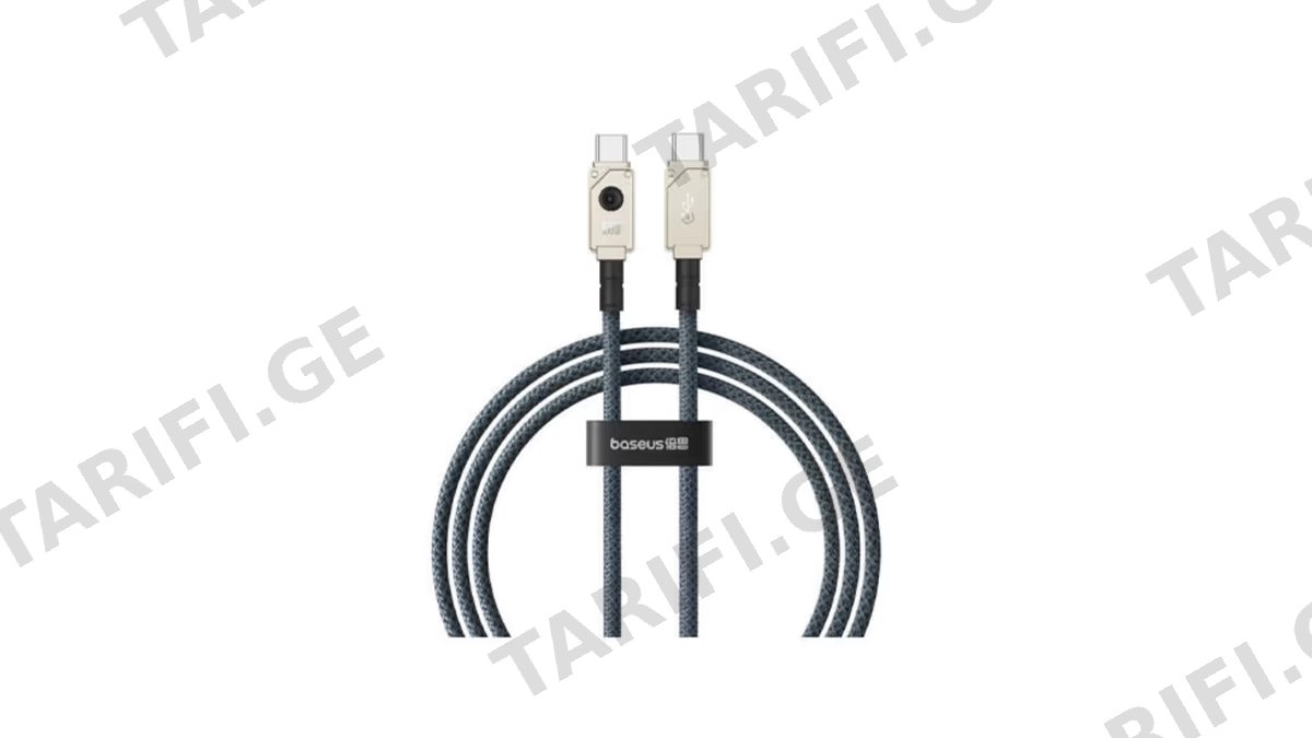 Baseus Unbreakable Series Fast Charging Cable Type-C to Type-C 100W 1m P10355800221-00