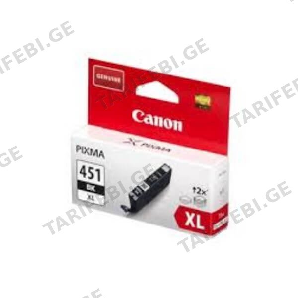 კარტრიჯი CANON CLI-451XL BK BLACK(6472B001AA)