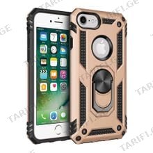 iPhone 8 Sofia Ring Case სილიკონის ქეისი ბეჭდით - ოქრო