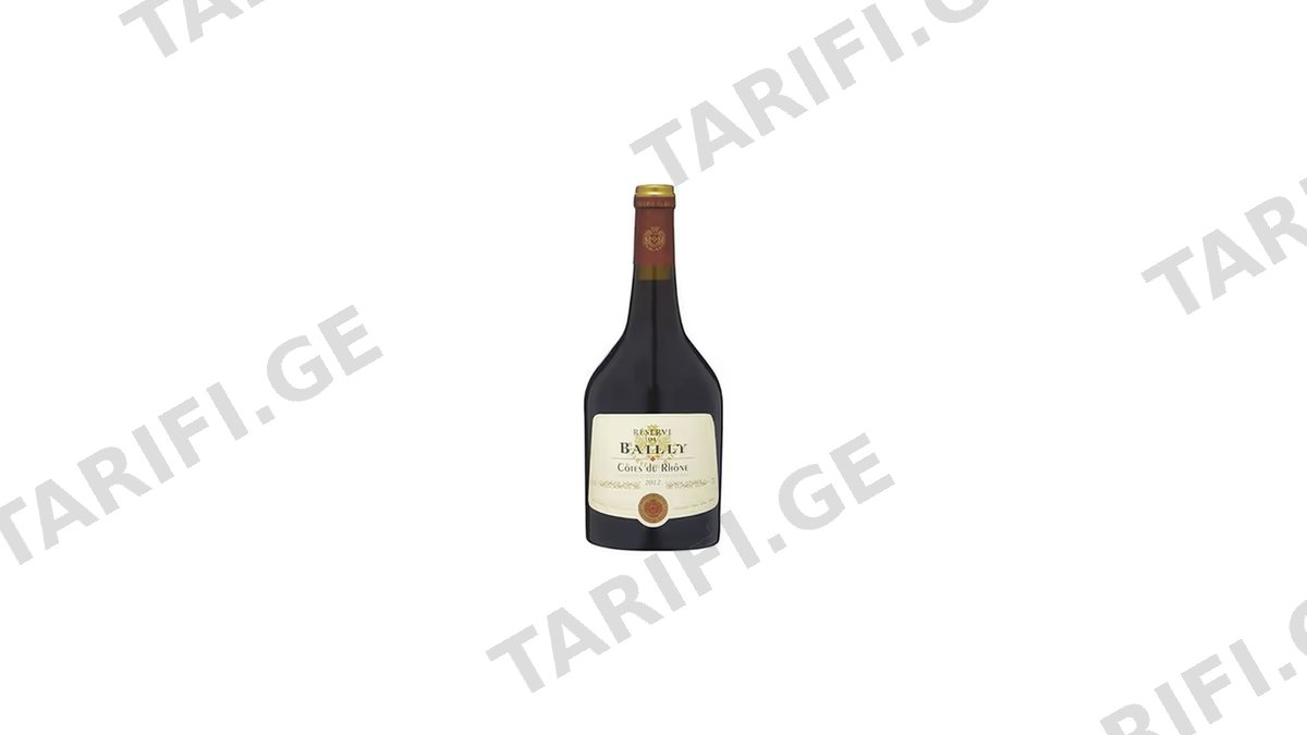 CRF Côtes du Rhône წითელი მშრალი ფრანგული ღვინო 13% 0.75ლ