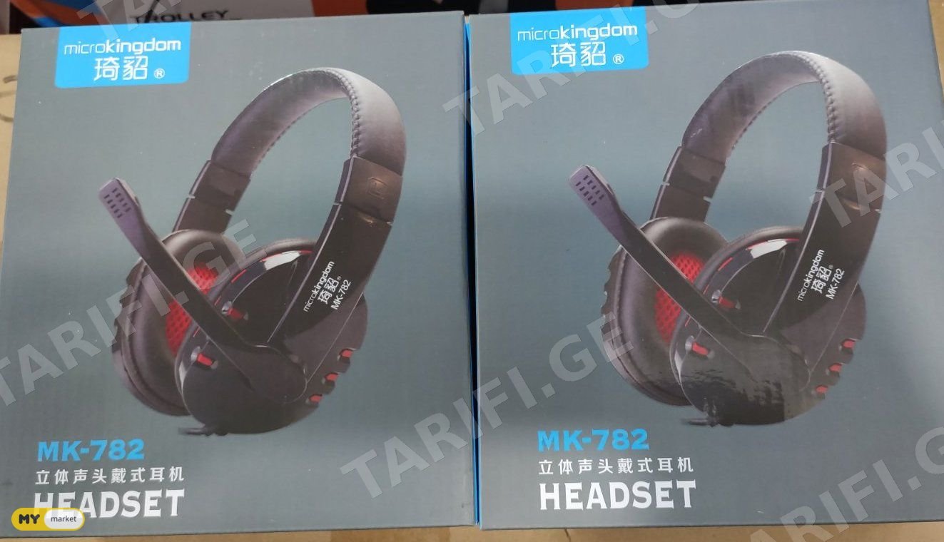 Stereo Headset for PC ყურსასმენი მიკროფონით