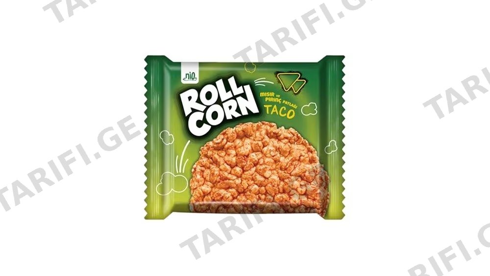 Roll Corn სიმინდის და ბრინჯის ქრისფი ტაკო 30გრ