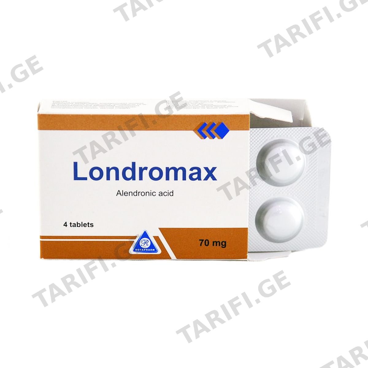 ლონდრომაქსი - Londromax 70მგ. 4 ტაბლეტი