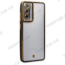 Samsung Galaxy S20 FE Liva lense Case სილიკონის ქეისი - შავი