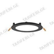 LED პანელი IP40 6W 4000K Pelsan TIO მრგვალი Black - 114936