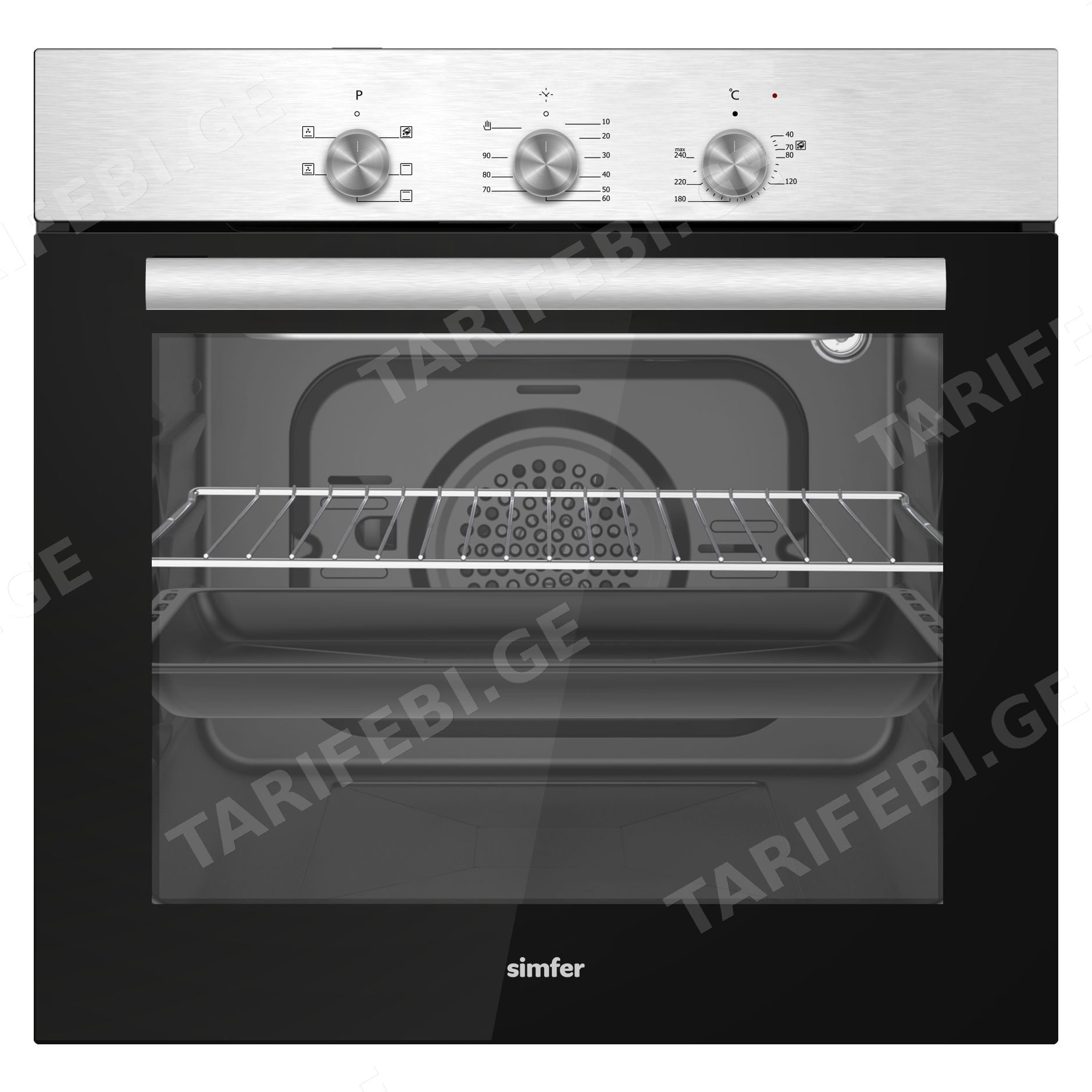 ჩასაშენებელი ღუმელი Simfer B6ES106SGB