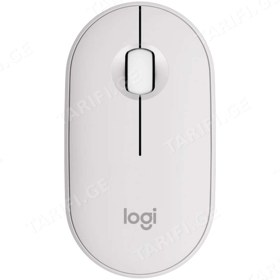 LOGITECH Pebble Mouse 2 M350s - TONAL WHITE - BT - EMEA-808 - DONGLELESS