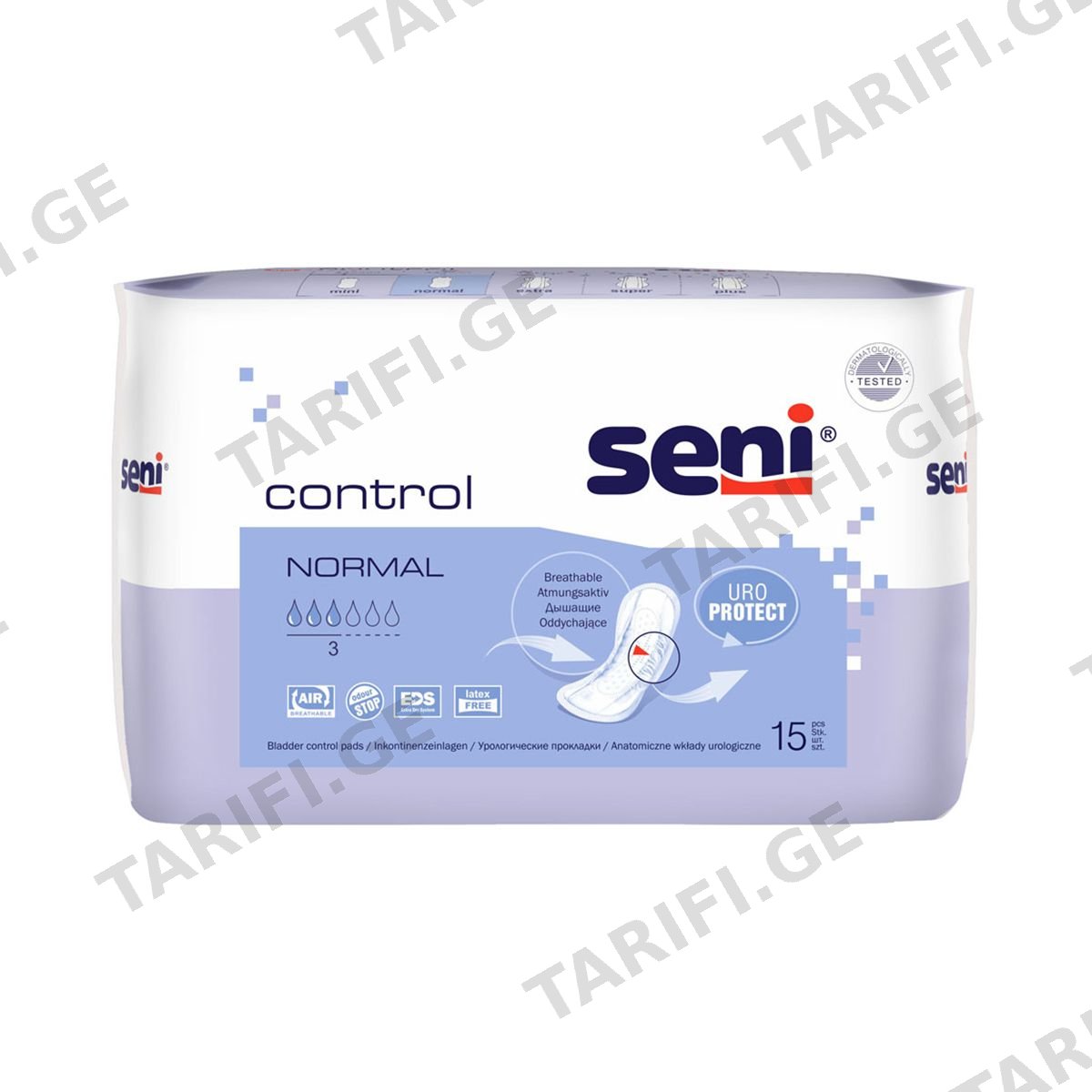 უროლოგიური საფენი ნორმალი 15 ცალი 7327 სენი - Seni