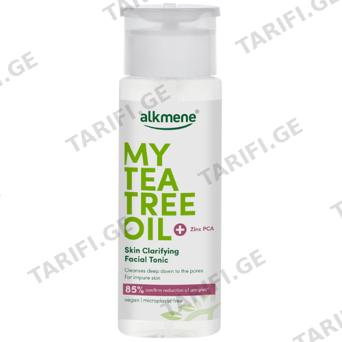 ალკმენე - My Tea Tree Oil სახის ტონერი ღრმა წმენდა/დეტოქსი ვეგანური 150მლ 8499/5306/4037