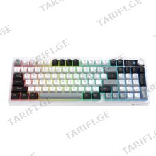Onikuma MT902 Tri-Mode Gaming Keyboard White მემბრანული Gaming კლავიატურა