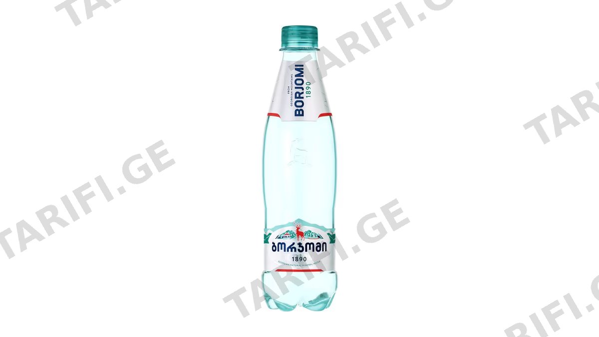 ბორჯომი მინერალური წყალი 0.5ლ
