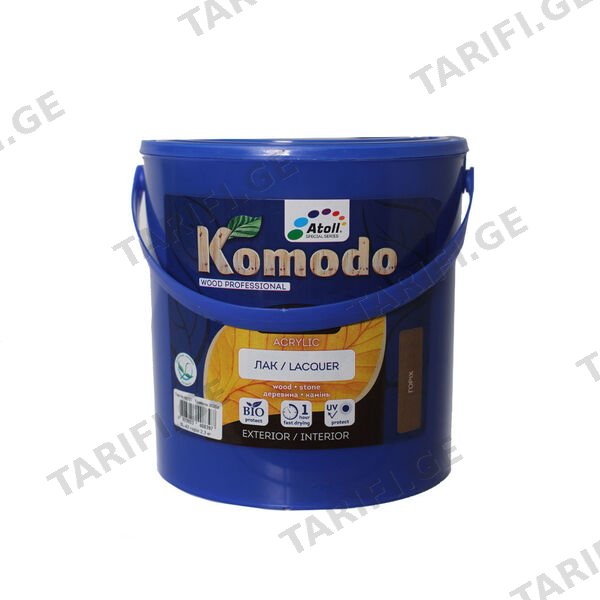 2.3ლ ხის ლაქი პრიალა კაკალი COMODO SL-42