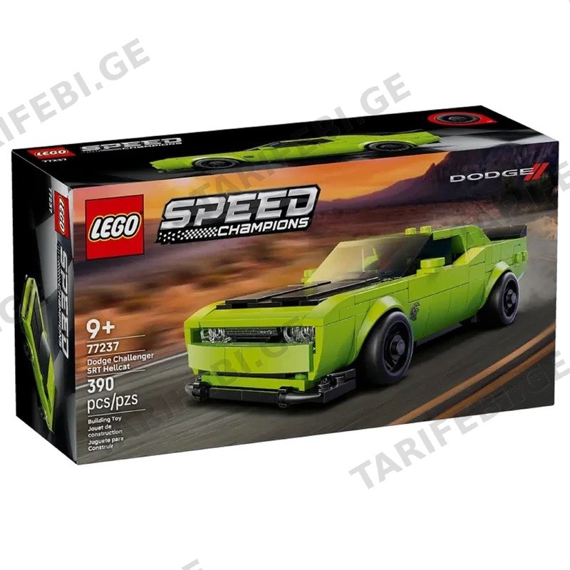 ასაწყობი კონსტრუქცია LEGO SPEED CHAMPIONS DODGE CHALLENGER SRT HELLCAT 77237