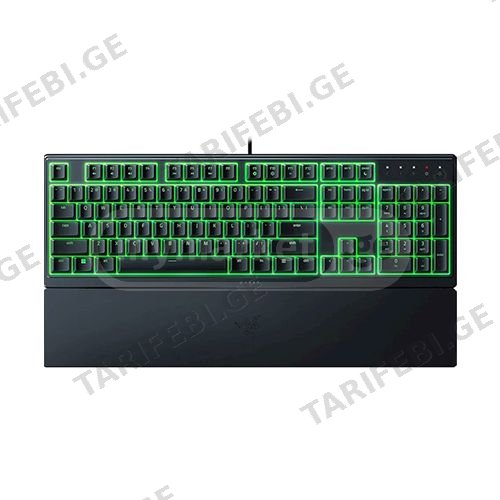 კლავიატურა - Razer Ornata V3 X RGB 104key USB RU Black