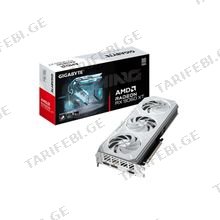 Gigabyte Radeon RX 9060 XT 16 GB Oc Ice White ვიდეობარათი