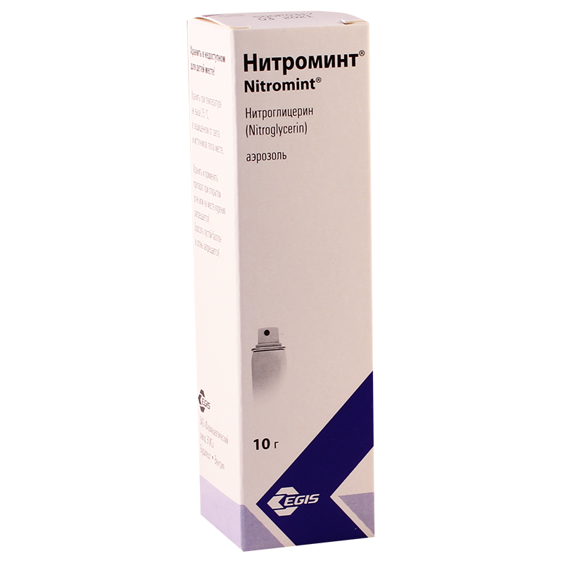 ნიტრომინტი აეროზოლი 10გ