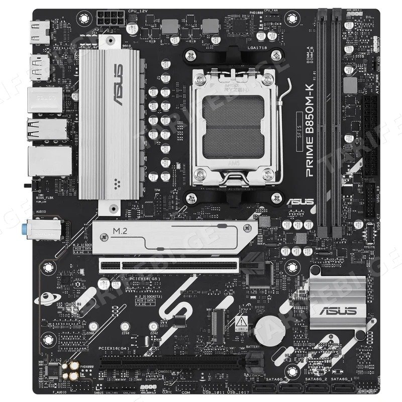 დედა დაფა ASUS PRIME B850M-K, AM5, DDR5, 128GB