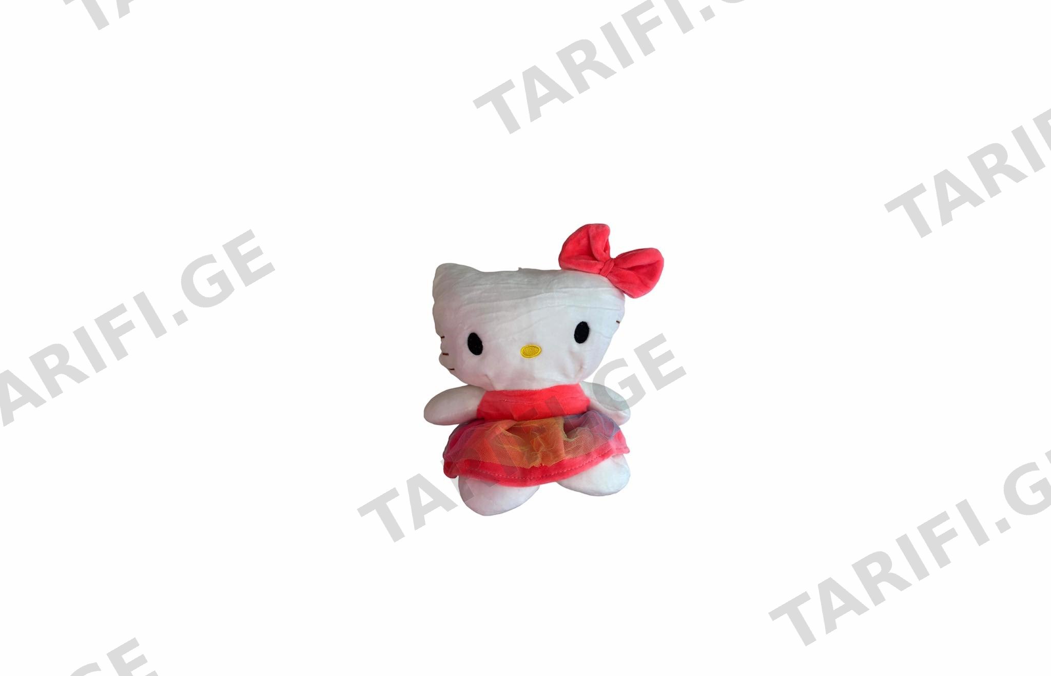 hello kitty წითელი კაბით25სმ