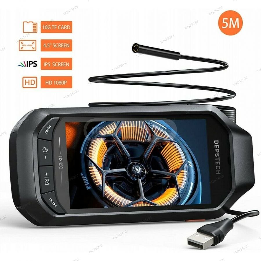 ბოროსკოპი გრძელი კაბელით FHD DEPSTECH (5 მეტრი)