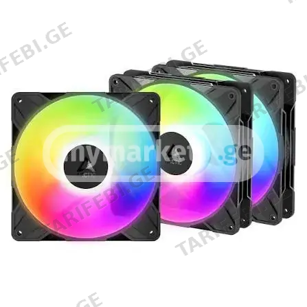 Arctic P14 Pro Reverse A-RGB Black (3-Pack)