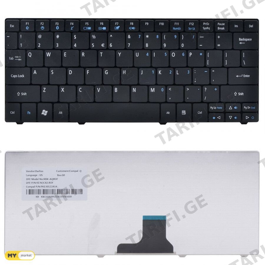 ACER Acer One 751 ZA3 752 753 722 721 1410 keyboard