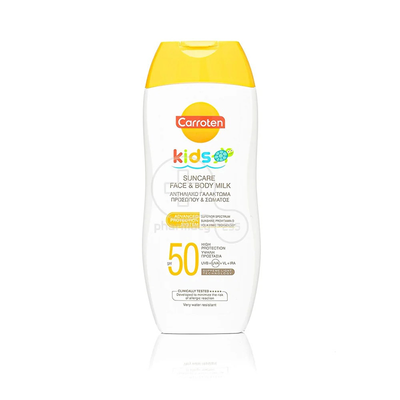 კაროტენი რძე საბავშვო SPF50 200მლ
