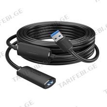 VENTION CBMBJ USB 3.0 Type-A Male to Type-A Female Active Extension Cable 5მ USB კაბელი