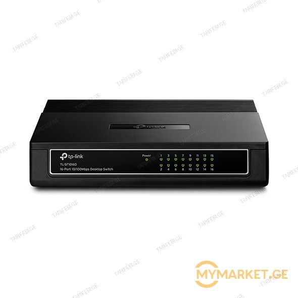 TP-Link TL-SF1016D 16-port switch 16 პორტიანი სვიჩი