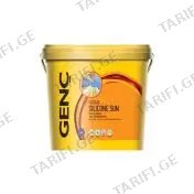 საღებავი ექსტერიერის სილიკონით "SILICONE SUN" 15ლტ